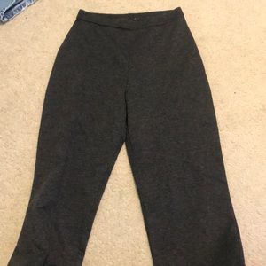 Gray yoga pants